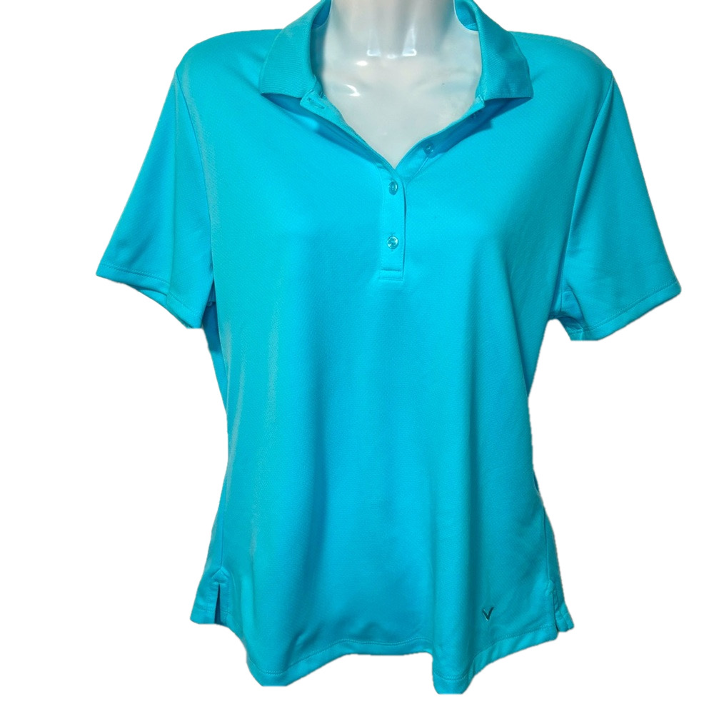Callaway Blue Golf Polo Shirt Women’s Medium